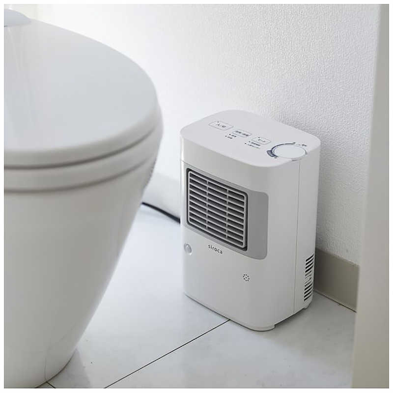 SIROCA SIROCA 温度調節・人感センサー付き 足元ヒーター SH-T132W SH-T132W