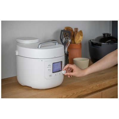 SIROCA 電気圧力鍋 おうちシェフ PRO L ホワイト SP-5D151W の