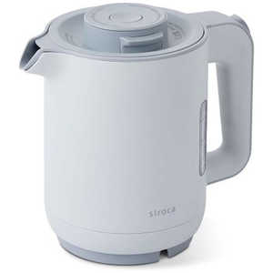 SIROCA 蒸気セーブ電気ケトル グレー SK-A151H SIROCA 蒸気セーブ電気ケトル グレー SK-A151H