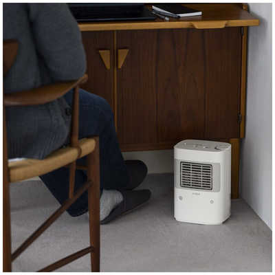 SIROCA 温度調節・人感センサー付き 足元ヒーター まめポカ 700W