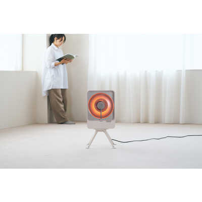 SIROCA リフレクトヒーター ぽかエコー 600W 首振り機能 ホワイト SH