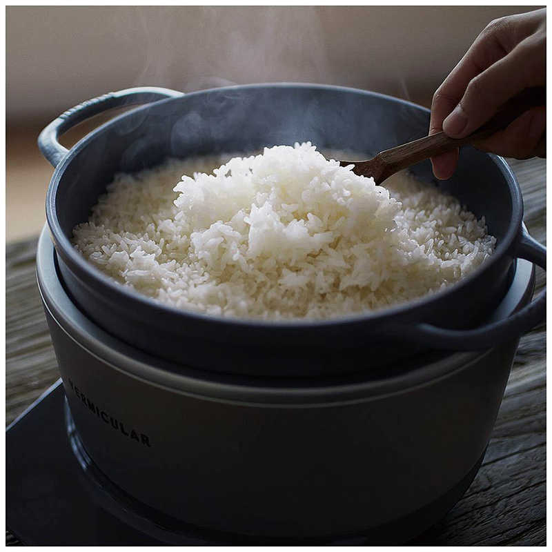 バーミキュラ バーミキュラ 炊飯器 5合 VERMICULAR RICEPOT バーミキュラライスポット IH ソリッドシルバー RP23A-SV RP23A-SV