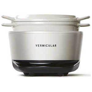 バーミキュラ 炊飯器 3合 VERMICULAR RICEPOT MINI バーミキュラライスポットミニ IH シーソルトホワイト RP19A-WH