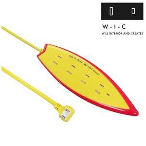 ファーゴ SURF TAP(サーフタップ) W-I-C イエロー PT406YE [1.5m /4個口 /スイッチ無] PT406YE