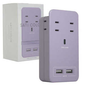 ファーゴ 電源タップ SATI COLOR パープル CT221PL ファーゴ 電源タップ SATI COLOR パープル CT221PL