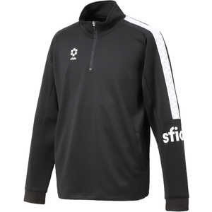 イミオ sfida(スフィーダ) メンズ BPウォームアップハーフジップトップ ブラック 2XL SA21813_25SS イミオ sfida(スフィーダ) メンズ BPウォームアップハーフジップトップ ブラック 2XL SA21813_25SS