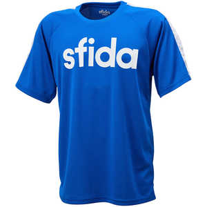 イミオ sfida(スフィーダ) メンズ BPプラクティスシャツS/S LINE ブルー S SA21816_25SS イミオ sfida(スフィーダ) メンズ BPプラクティスシャツS/S LINE ブルー S SA21816_25SS