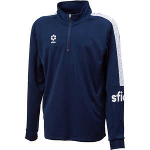 イミオ sfida(スフィーダ) ジュニア BPウォームアップハーフジップトップJR ネイビー 140 SA21813JR_25SS イミオ sfida(スフィーダ) ジュニア BPウォームアップハーフジップトップJR ネイビー 140 SA21813JR_25SS