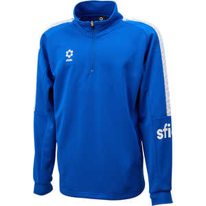 イミオ sfida(スフィーダ) ジュニア BPウォームアップハーフジップトップJR ブルー 130 SA21813JR_25SS イミオ sfida(スフィーダ) ジュニア BPウォームアップハーフジップトップJR ブルー 130 SA21813JR_25SS