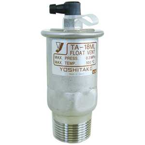 ヨシタケ ヨシタケ ステンレス製冷温水用空気抜弁 15A TA-18ML-15A