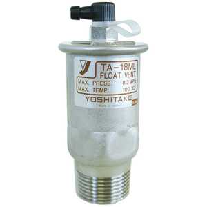 ヨシタケ ステンレス製冷温水用空気抜弁 20A TA-18ML-20A ヨシタケ ステンレス製冷温水用空気抜弁 20A TA-18ML-20A