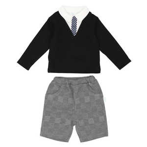 ROK Aenak フォーマルVネックスーツ 2点セット 130cm ブラック AENAKVSUIT ROK Aenak フォーマルVネックスーツ 2点セット 130cm ブラック AENAKVSUIT
