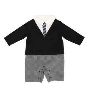 ROK Aenak フォーマルVネックロンパース 70cm ブラック AENAKVROMPERS ROK Aenak フォーマルVネックロンパース 70cm ブラック AENAKVROMPERS