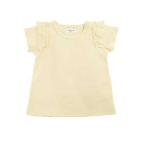 ROK Aenak ベーシック Tシャツ 女児 120cm レモンイエロー AGIRLTSHIRT ROK Aenak ベーシック Tシャツ 女児 120cm レモンイエロー AGIRLTSHIRT