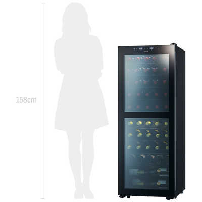 さくら製作所 ワインセラー ｢ZERO CLASS Smart｣ 51本 右開き SB51