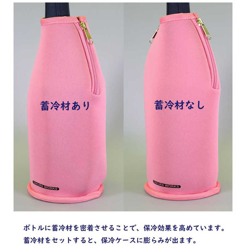 さくら製作所 さくら製作所 ワイン専用保冷ケース WINE SUIT(ワインスーツ)16℃用 TW16-BL ブラック×レッド TW16-BL ブラック×レッド