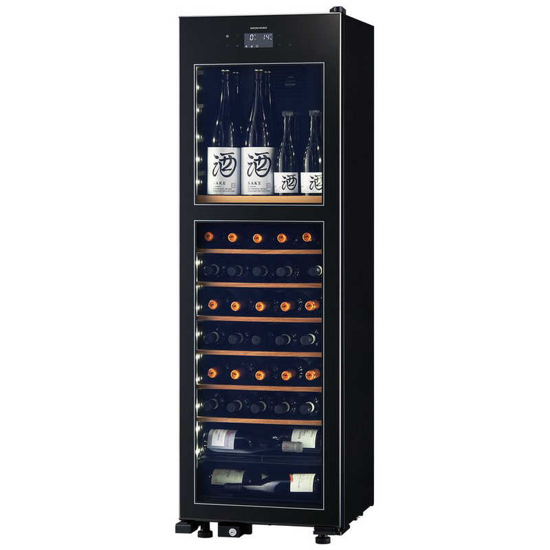 さくら製作所 さくら製作所 氷温冷蔵機能付き 日本酒＆ワインセラー 氷温 M2シリーズ 黒 [63本 /右開き] LX63DM2Z-RH-B LX63DM2Z-RH-B
