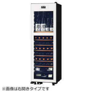 さくら製作所 氷温冷蔵機能付き 日本酒＆ワインセラー 氷温 M2シリーズ 白 [63本 /左開き] LX63DM2Z-LH-W