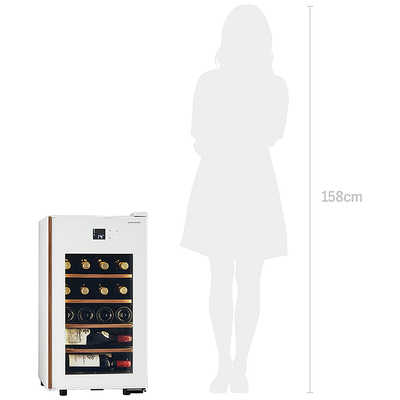 さくら製作所 氷温M5日本酒＆ワインセラー 22本 ホワイト GX22SM525RHW