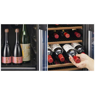 さくら製作所 氷温M5 2温度 日本酒＆ワインセラー 38本 ホワイト