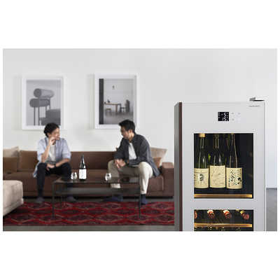 さくら製作所 氷温M5 2温度 日本酒＆ワインセラー 38本 ホワイト