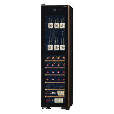 さくら製作所　氷温M5 2温度 日本酒＆ワインセラー 50本 ブラック 左開き　GX50DM525-LH-B（標準設置無料） さくら製作所 氷温M5 2温度 日本酒＆ワインセラー 50本 ブラック 左
