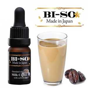 BISO 電子たばこ用リキッド ミルクコーヒーwithカフェイン 「BI-SO」（10ml）　LV-9101-048 LV9101048