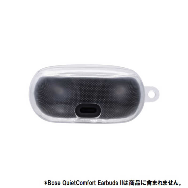 カンパーニュ カンパーニュ Bose QuietComfort Earbuds II 用ソフトカバー musashino LABEL クリア CP-BQCE2C1/C CP-BQCE2C1/C