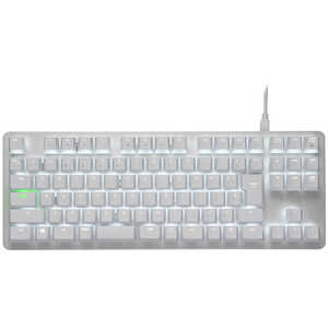 RAZER ゲーミングキーボード BlackWidow Lite JP Mercuryホワイト [USB /有線] RZ03-02640800-R3J1