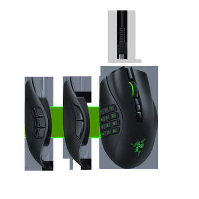 RAZER ゲーミングマウス Naga Pro [光学式 /有線／無線