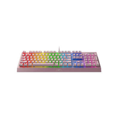 RAZER ゲーミングキーボード BlackWidow V3 Quartz Pink-Green