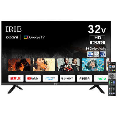 32V型HDスマートテレビ SMART TV　fff-tv32wg GoogleTV搭載 32インチスマートTV FFF-TV32WG | FFF SMART LIFE