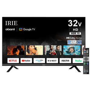 FFFSMARTLIFECONNECTE 液晶テレビ IRIE [ 32V型 / Bluetooth対応 / ハイビジョン / YouTube 対応 ] FFF-TV32WG