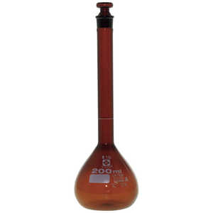 柴田科学 SIBATA メスフラスコ 茶 カスタムA 200mL 0 26100200 柴田科学 SIBATA メスフラスコ 茶 カスタムA 200mL 0 26100200