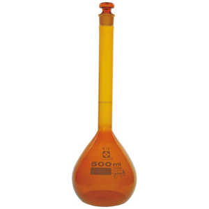柴田科学 SIBATA メスフラスコ 茶 カスタムA 500mL 0 26100500 柴田科学 SIBATA メスフラスコ 茶 カスタムA 500mL 0 26100500