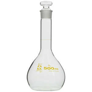 柴田科学 SIBATA メスフラスコ 短形 500mL 0 23080500