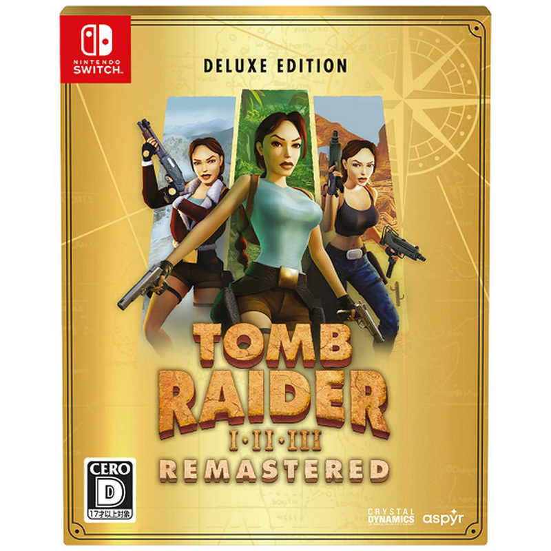 アスパイア アスパイア Switchゲームソフト トゥームレイダー I-III リマスター デラックスエディション HAC-P-BDHRB-DX HAC-P-BDHRB-DX