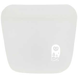 ZIPOWL 繰り返し使えるシリコンバッグ ジップオウル Sサイズ(200ml)ホワイト ［200ml］ 101W