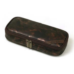 FABREPUBLIC LOONLOON 663 ストーン ペンケース コーヒーブラウン 222783