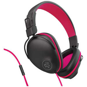 JLAB Ҥɤѥإåɥۥ JBuddies Pro Wired Φ3.5mm ߥ˥ץ饰 Pink HJPRORPNK4