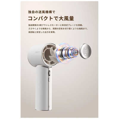 JISULIFE ジスライフ ハンディファン Pro1 Mini アロマホルダー DC