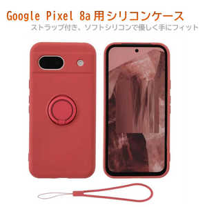 ROYALMONSTER Google Pixel 8a�p�����O�t�V���R���P�[�X ���b�h RM-7849RD-Pixel8a