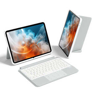 EWIN SmartPad Folio Standard(��̌^�e���L�[���^�b�`�p�b�h)iPad�p�L�[�{�[�h�t���P�[�X 10.9/11�C���`�Ή� EW-BK013-WH