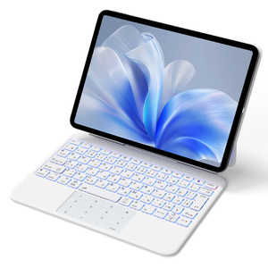 EWIN SmartPad Folio Premium(��̌^�e���L�[���^�b�`�p�b�h)iPad�p�L�[�{�[�h�t���P�[�X 10.9/11�C���`�Ή� EW-BK908-WH