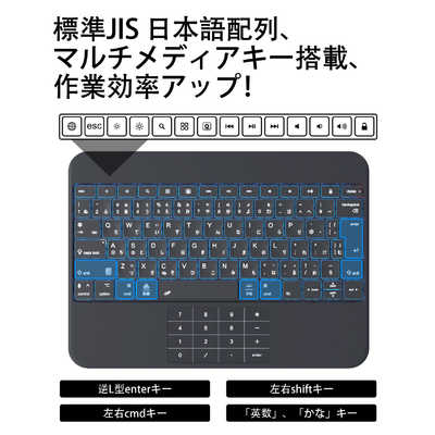 EWIN SmartPad Folio Premium(一体型テンキー＆タッチパッド)iPad用