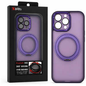 OVERS iPhone 13 Pro Max�p 360°���݃����O�P�[�X �K���X�U�����C �p�[�v�� GZ-IPCS13PROMAX-PP