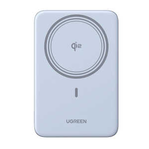 UGREEN MagFlow Air 5000mAh Qi2�Ή����C�����X���o�C���o�b�e���[ 15W �m1�|�[�g�n ���C�g�u���[ 65840