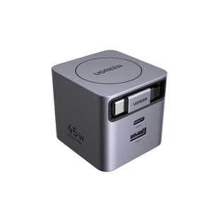 UGREEN 45W GaN������莮�P�[�u���t���}���[�d�� �mQuick Charge�Ή� / 3�|�[�g / GaN(�����K���E��) �̗p�n 65821