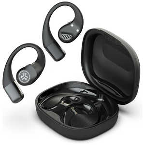 JLAB Epic Open Sport True Wireless Earbuds mCX(E) / BluetoothΉ / USBn Black EBEPOPSPRTBLK50WEB