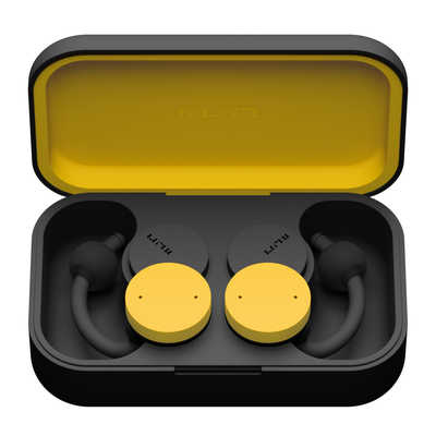 nwm DOTS マスタードイエロー 耳スピ イヤホン nwm DOTS オープンイヤー型 完全ワイヤレス 耳スピーカー
